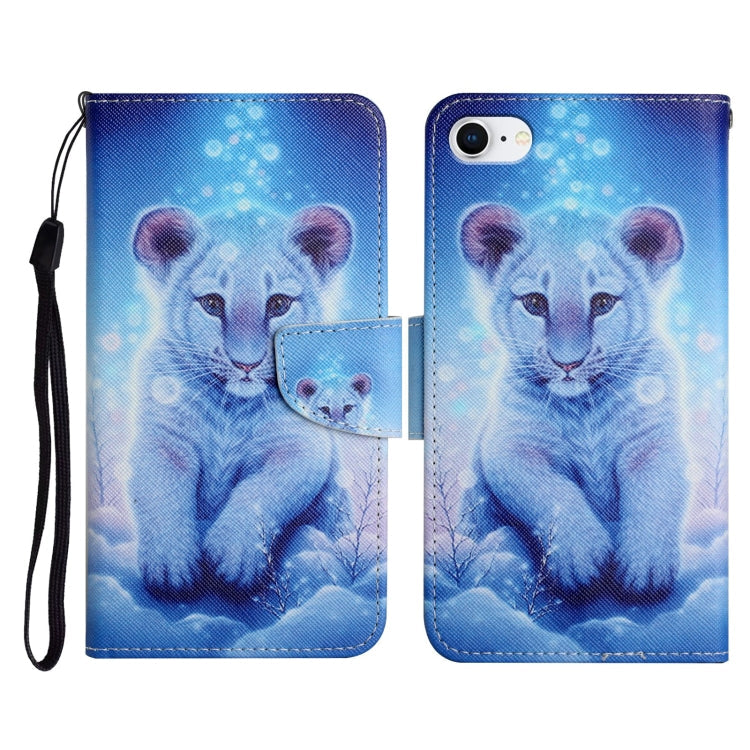 Case – Leather (iPhone SE 2022) #8 For iPhone SE 2022 SE 2020 8 7 Little Leopard