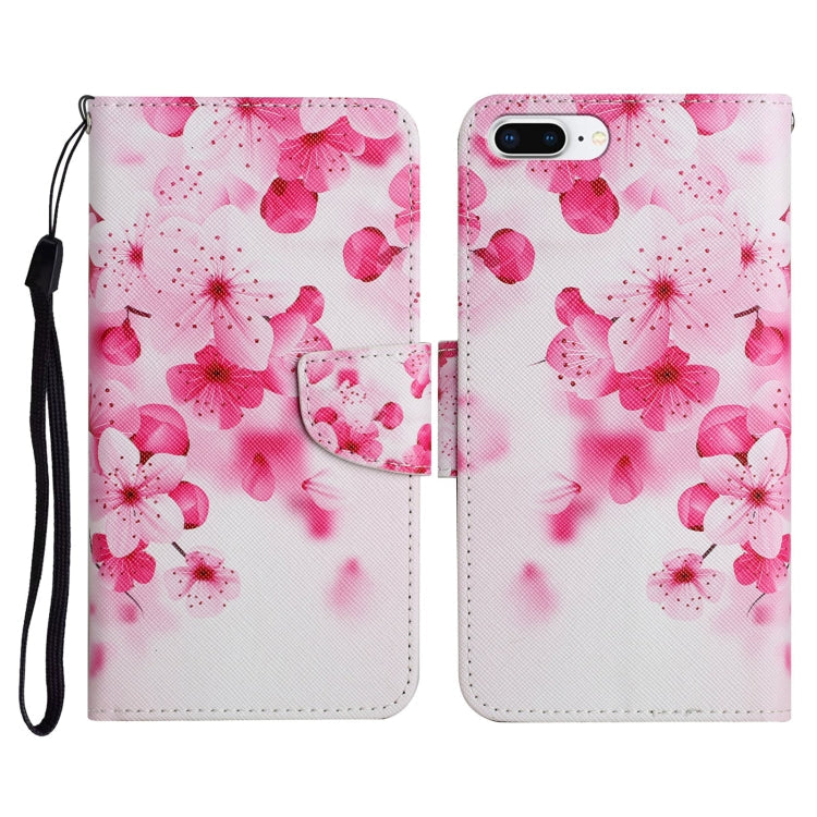 Case – Leather (iPhone 8 Plus) #5 For iPhone 8 Plus & 7 Plus Red Flower