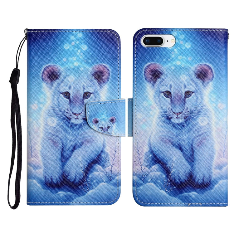 Case – Leather (iPhone 8 Plus) #5 For iPhone 8 Plus & 7 Plus Little Leopard