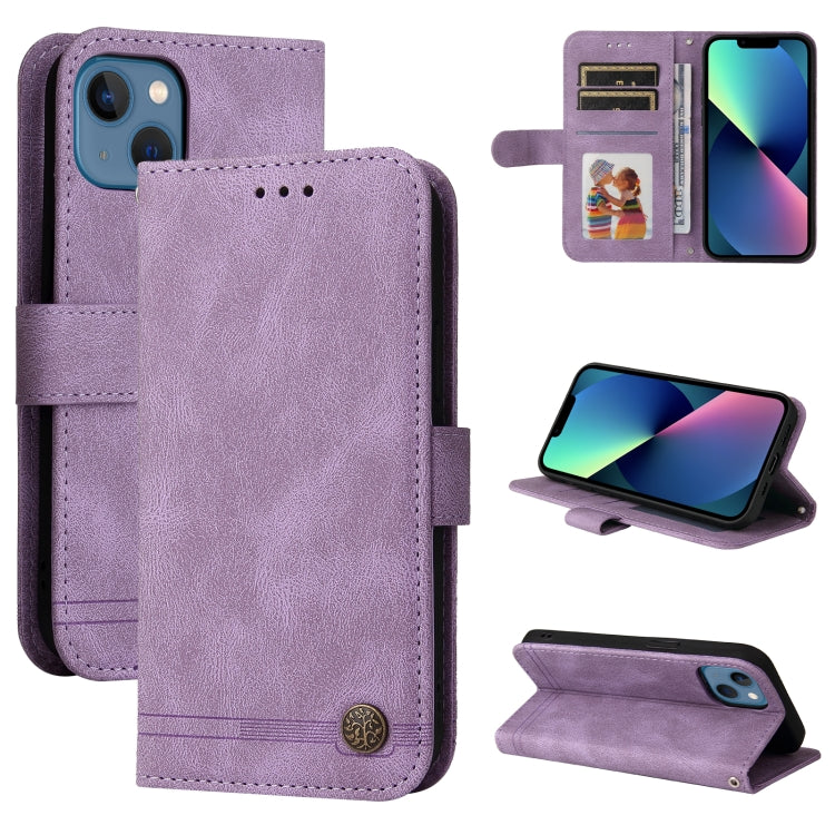 Case – Leather (iPhone 13 mini) #19 For iPhone 13 Purple