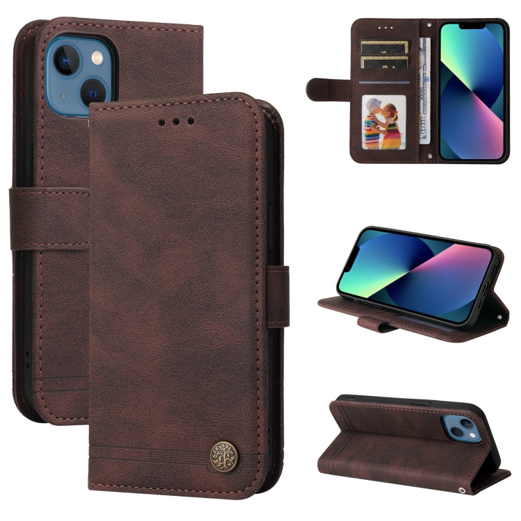 Case – Leather (iPhone 13 mini) #19 For iPhone 13 Brown