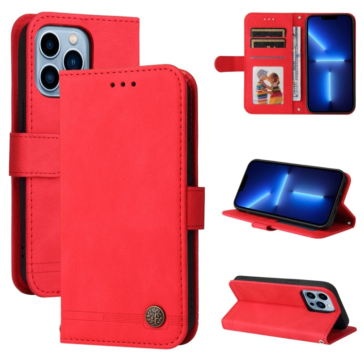 Case – Leather (iPhone 13 mini) #19 For iPhone 13 Pro Max Red