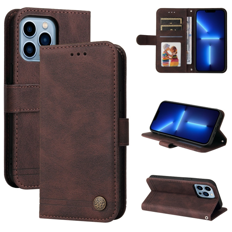 Case – Leather (iPhone 13 mini) #19 For iPhone 13 Pro Max Brown