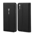 GEBEI PU+TPU Horizontal Flip Protective Case with Holder & Card Slots, For iPhone XR, For iPhone XS Max For iPhone XR Black