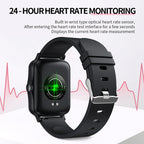 Smart Watch – 1.44" Screen, IP67 Waterproof, Blood Pressure Monitoring