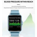 Smart Watch – 1.44" Screen, IP67 Waterproof, Blood Pressure Monitoring