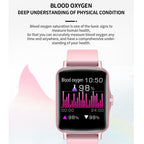 Smart Watch – 1.44" Screen, IP67 Waterproof, Blood Pressure Monitoring
