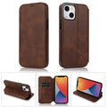 Case – Leather, Magnetic (iPhone 13 mini) #8 For iPhone 13 mini Brown