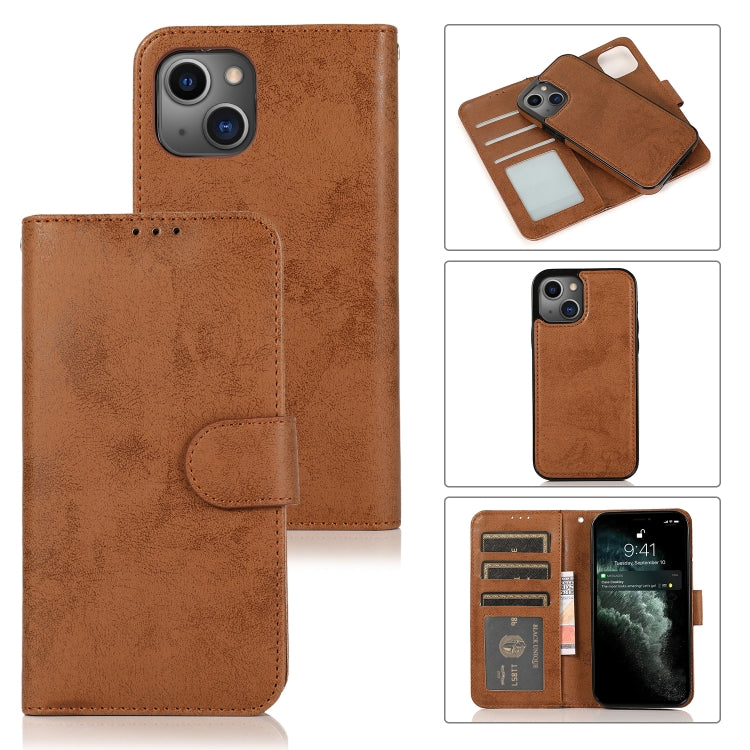 Case – Leather, Magnetic (iPhone 13 mini) #10 For iPhone 13 Brown