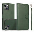 Case – Leather, Magnetic (iPhone 13 mini) #9 For iPhone 13 mini Green