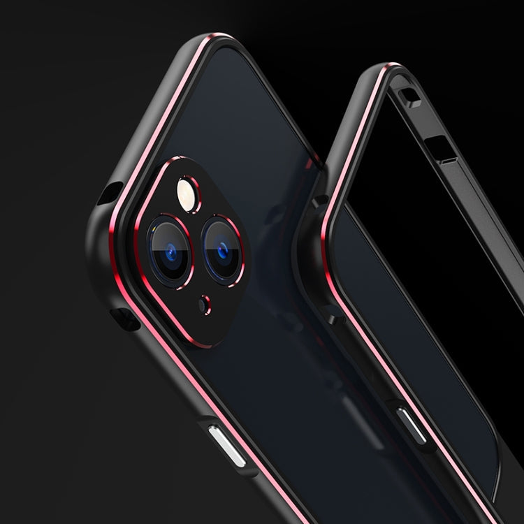 Aurora Series Lens Protector + Metal Frame Protective Case, For iPhone... (iPhone 13 mini)