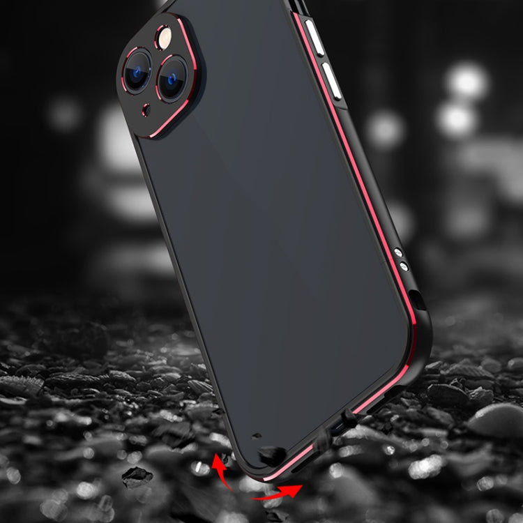 Aurora Series Lens Protector + Metal Frame Protective Case, For iPhone... (iPhone 13 mini)
