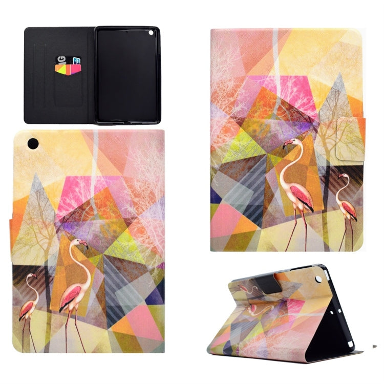 TPU Case – 10.5" Screen, Leather For iPad Mini 1 2 3 4 5 Flamingo