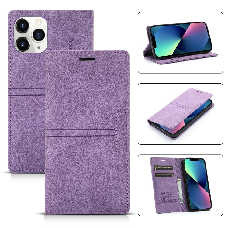 Case – Leather, Magnetic (iPhone 13 mini) #11 For iPhone 13 Purple