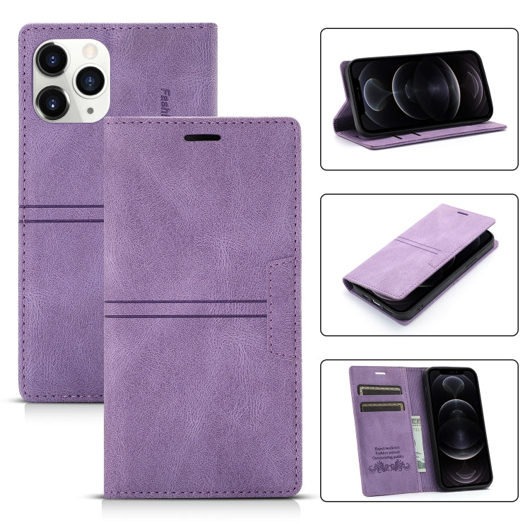 Case – Leather, Magnetic (iPhone 12 mini) #9 For iPhone 12 12 Pro Purple