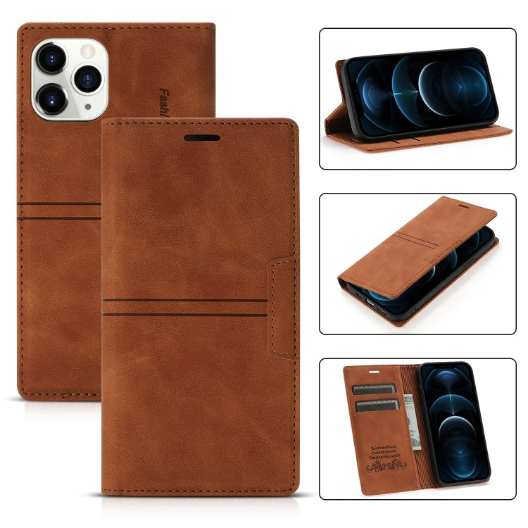 Case – Leather, Magnetic (iPhone 12 mini) #9 For iPhone 12 Pro Max Brown