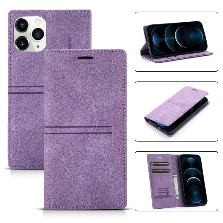 Case – Leather, Magnetic (iPhone 12 mini) #9 For iPhone 12 Pro Max Purple