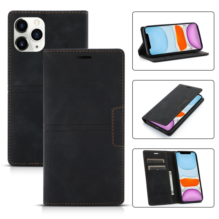 Case – Leather, Magnetic (iPhone 12 mini) #9 For iPhone 11 Black