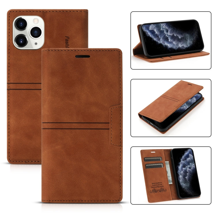 Case – Leather, Magnetic (iPhone 11 Pro) #6 For iPhone 11 Pro Brown