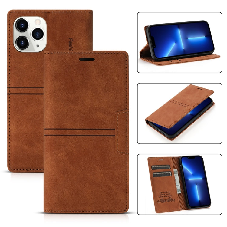 Case – Leather, Magnetic (iPhone 11 Pro) #6 For iPhone 11 Pro Max Brown