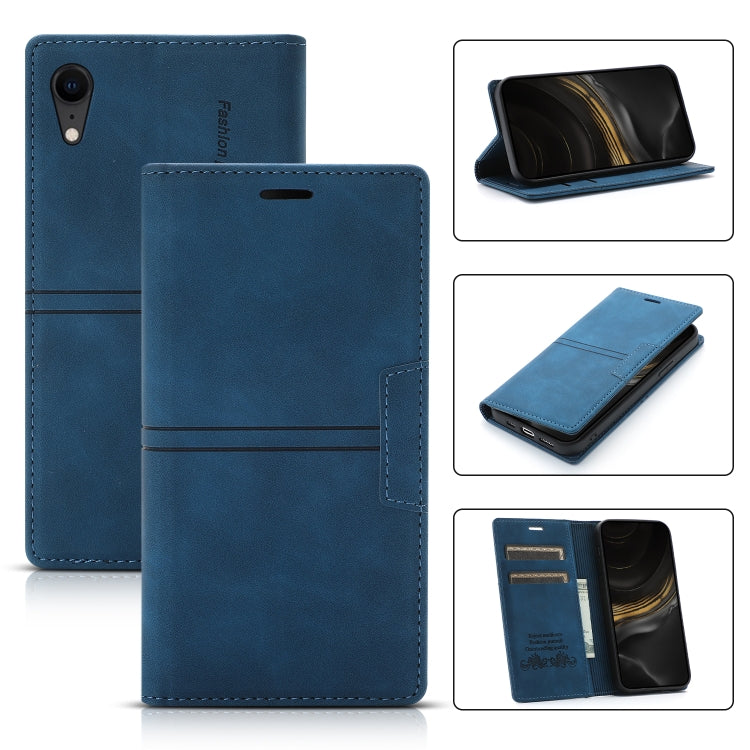 Case – Leather, Magnetic (iPhone 11 Pro) #6 For iPhone XR Blue