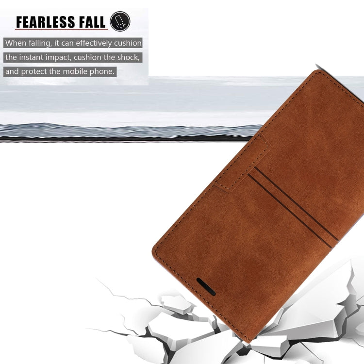Dream Magnetic Suction Business Horizontal Flip PU Leather Case with Holder & Card Slot & Wallet – Magnetic, Card Slot, Flip, For iPhone XS Max, For iPhone SE 2022 / SE 2020 / 8 / 7, For iPhone 8 Plus / 7 Plus