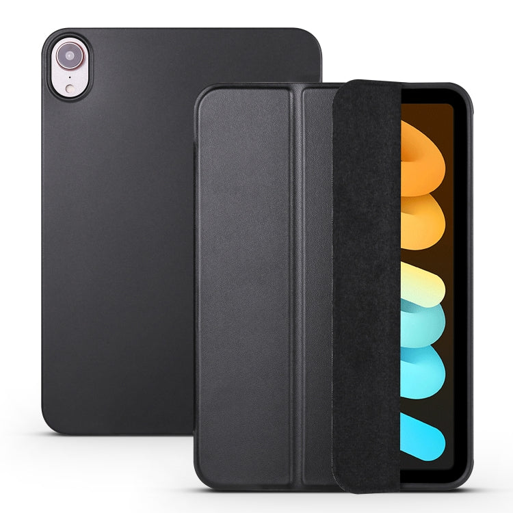 Tablet Case – Leather, Foldable (iPad mini 6) #2 For iPad mini 6 mini 2024 Black