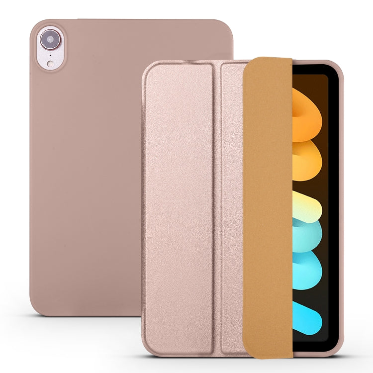 Tablet Case – Leather, Foldable (iPad mini 6) #2 For iPad mini 6 mini 2024 Gold