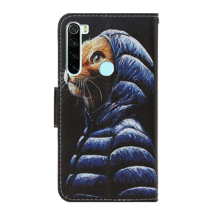 3D Colored Drawing Horizontal Flip PU Leather Case with Holder & Card Slots & Wallet – Card Slot, Flip, Leather, For Xiaomi Redmi Note 8