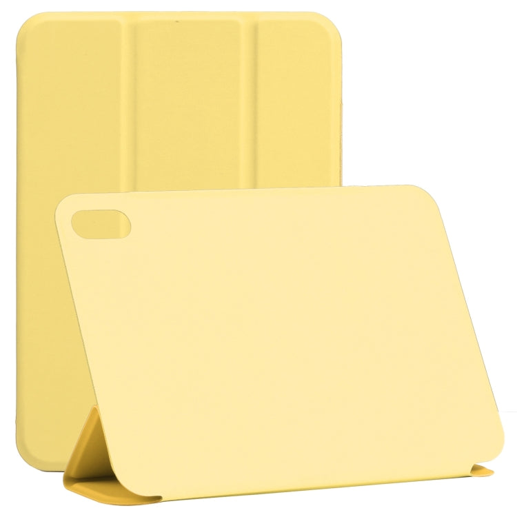 Case – Leather, Magnetic, Foldable (iPad mini 2024) For iPad mini 2024 mini 6 Yellow