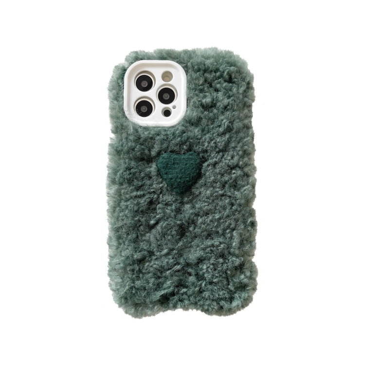 Plush Heart Soft Protective Case, For iPhone 11 Pro For iPhone 11 Pro Green