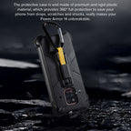 Ulefone Multifunctional TPU + PC Protective Case with Back Clip & Carabiner – TPU, For Ulefone Power Armor 14