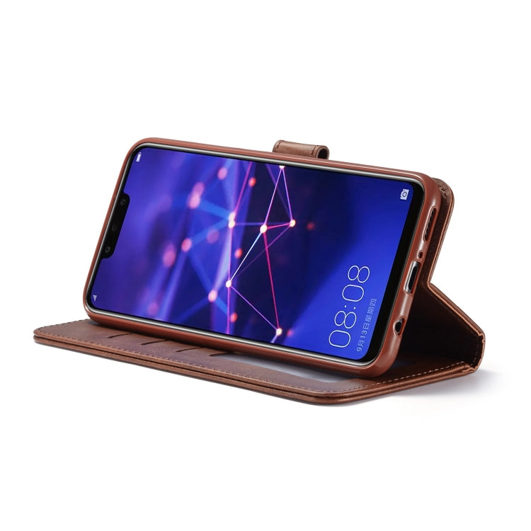 LC.IMEEKE Calf Texture Horizontal Flip Leather Case, with Holder & Card Slots & Wallet – Card Slot, Flip, Leather, For Huawei Mate 20 Lite / Maimang 7
