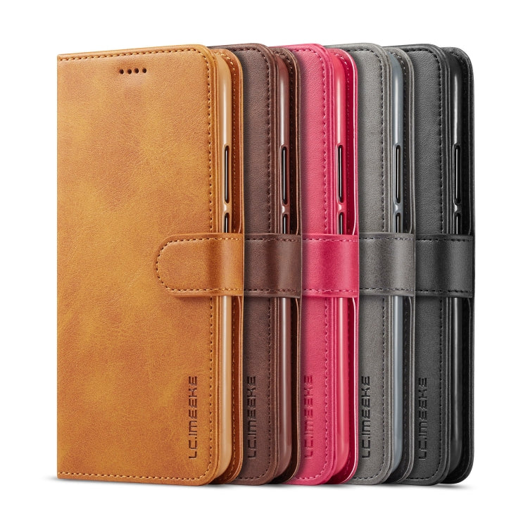 LC.IMEEKE Calf Texture Horizontal Flip Leather Case, with Holder & Card Slots & Wallet – Card Slot, Flip, Leather, For Huawei Mate 20 Lite / Maimang 7
