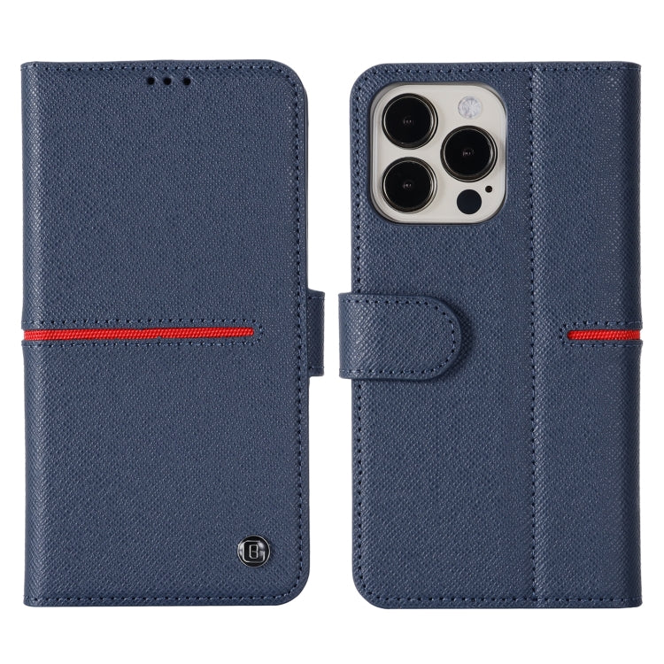 GEBEI Protective Case – Leather (iPhone 13) For iPhone 13 Blue