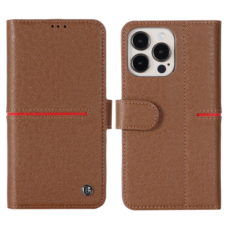 GEBEI Protective Case – Leather (iPhone 13) For iPhone 13 Brown