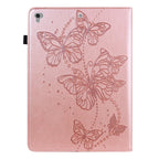 Embossed Butterfly Pattern Horizontal Flip Leather Tablet Case, For iPad 9.7 (2018/2017) / Air 2 / Air