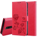 Rose Embossed Horizontal Flip PU Leather Case for Galaxy A10, with Holder & Card Slots & Wallet – Card Slot, Flip, Leather, For Xiaomi Redmi 8, For Xiaomi Redmi Note 8, For Xiaomi Redmi Note 8 Pro, For Galaxy A10s