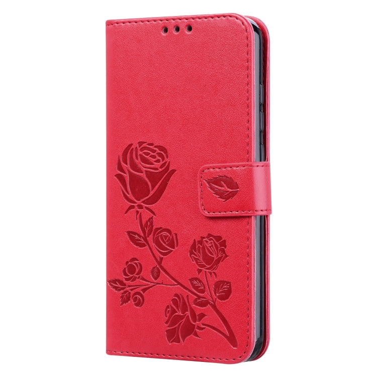 Rose Embossed Horizontal Flip PU Leather Case for Galaxy A10, with Holder & Card Slots & Wallet – Card Slot, Flip, Leather, For Xiaomi Redmi 8, For Xiaomi Redmi Note 8, For Xiaomi Redmi Note 8 Pro, For Galaxy A10s