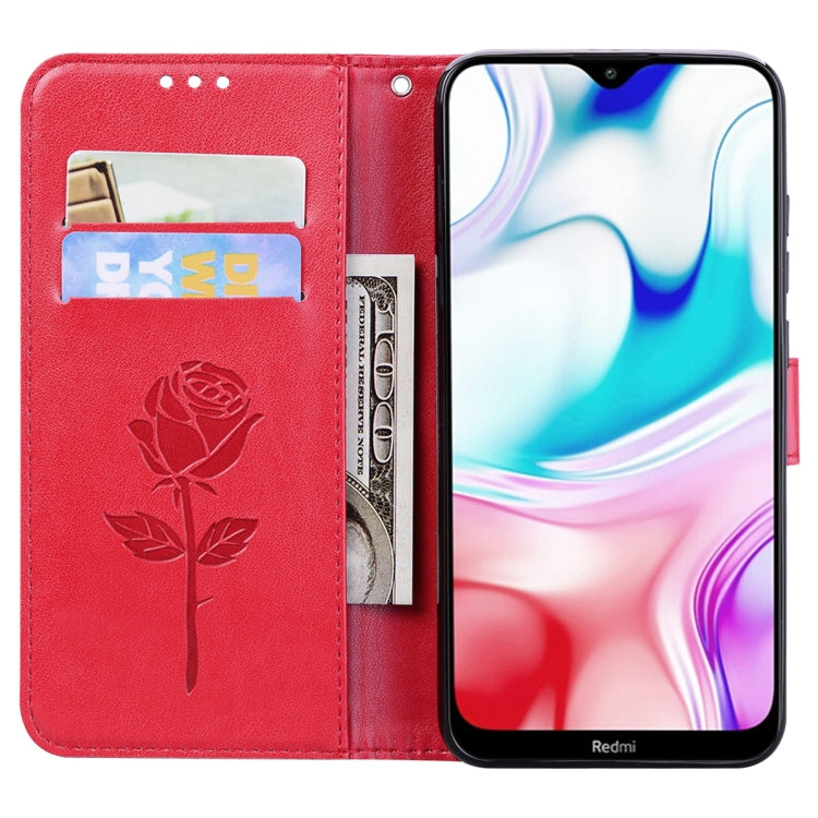 Rose Embossed Horizontal Flip PU Leather Case for Galaxy A10, with Holder & Card Slots & Wallet – Card Slot, Flip, Leather, For Xiaomi Redmi 8, For Xiaomi Redmi Note 8, For Xiaomi Redmi Note 8 Pro, For Galaxy A10s