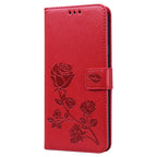 Rose Embossed Horizontal Flip PU Leather Case for Galaxy A10, with Holder & Card Slots & Wallet, For Galaxy A20s