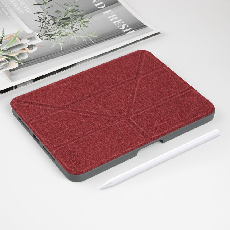Case – Leather (iPad mini 6) #3 For iPad mini 6 mini 2024 Red