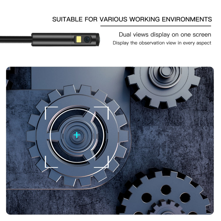 AN100 3 in 1 IP68 Waterproof USB-C / Type-C + Micro USB + USB Dual Cameras Industrial Didital Endoscope with 9 LEDs, Support Android System, Lens Diameter: 8mm, 1m Soft Cable, 2m Soft Cable, 3.5m Soft Cable, 5m Soft Cable, 10m Soft Cable, 1m Hard...