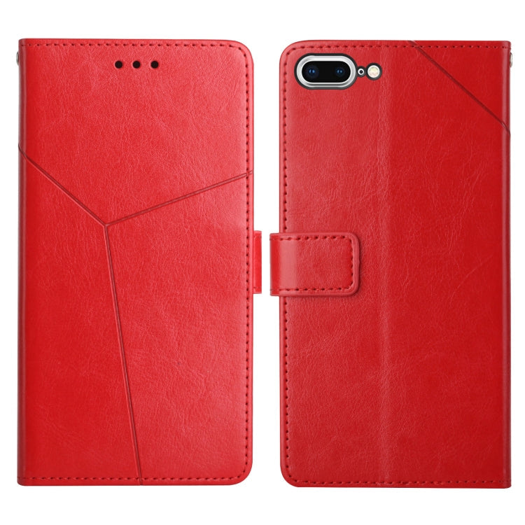 Phone Case – Leather (iPhone 8 Plus) For iPhone 8 Plus 7 Plus Red