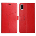 Y Stitching Horizontal Flip Leather Phone Case with Holder & Card Slots & Wallet & Photo Frame, For iPhone XS / X, For iPhone XR, For iPhone XS Max For iPhone XS X Red