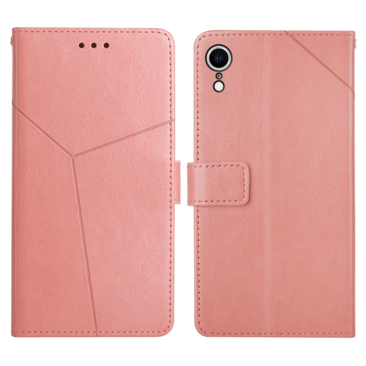 Y Stitching Horizontal Flip Leather Phone Case with Holder & Card Slots & Wallet & Photo Frame – Card Slot, Flip, Leather, For iPhone XS / X, For iPhone XR, For iPhone XS Max For iPhone XR Rose Gold