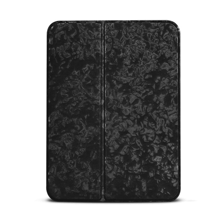 Shell Texture Dual-Fold Smart Leather Tablet Case, For iPad mini 6 / mini 2024 For iPad mini 6 mini 2024 Black