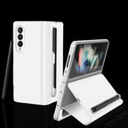 GKK Ultra-thin Horizontal Flip Leather Phone Case with Pen Slot, For Samsung Galaxy Z Fold3 5G For Samsung Galaxy Z Fold3 5G Silver