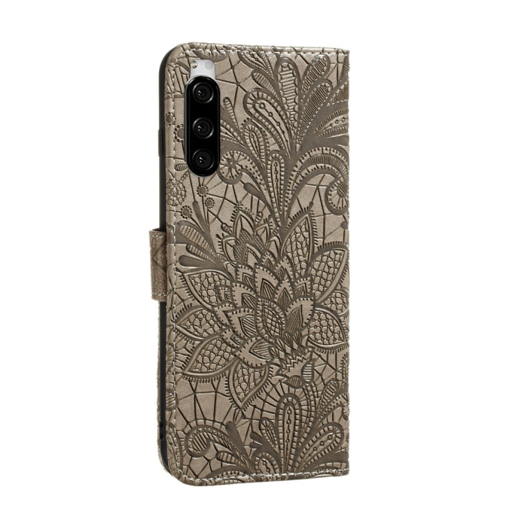 Lace Flower Horizontal Flip Leather Case with Holder & Card Slots & Wallet & Photo Frame – Card Slot, Flip, Leather, For Sony Xperia 5, For Nokia 7.2, For Xiaomi Mi 9 Pro