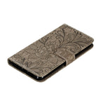 Lace Flower Horizontal Flip Leather Case with Holder & Card Slots & Wallet & Photo Frame – Card Slot, Flip, Leather, For Sony Xperia 5, For Nokia 7.2, For Xiaomi Mi 9 Pro